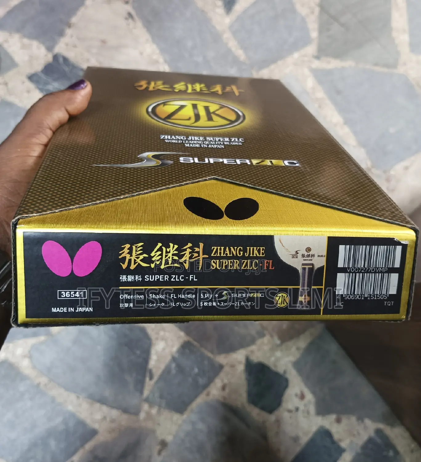 Best Quality ZJK Butterfly Wooden Table Tennis Bat.