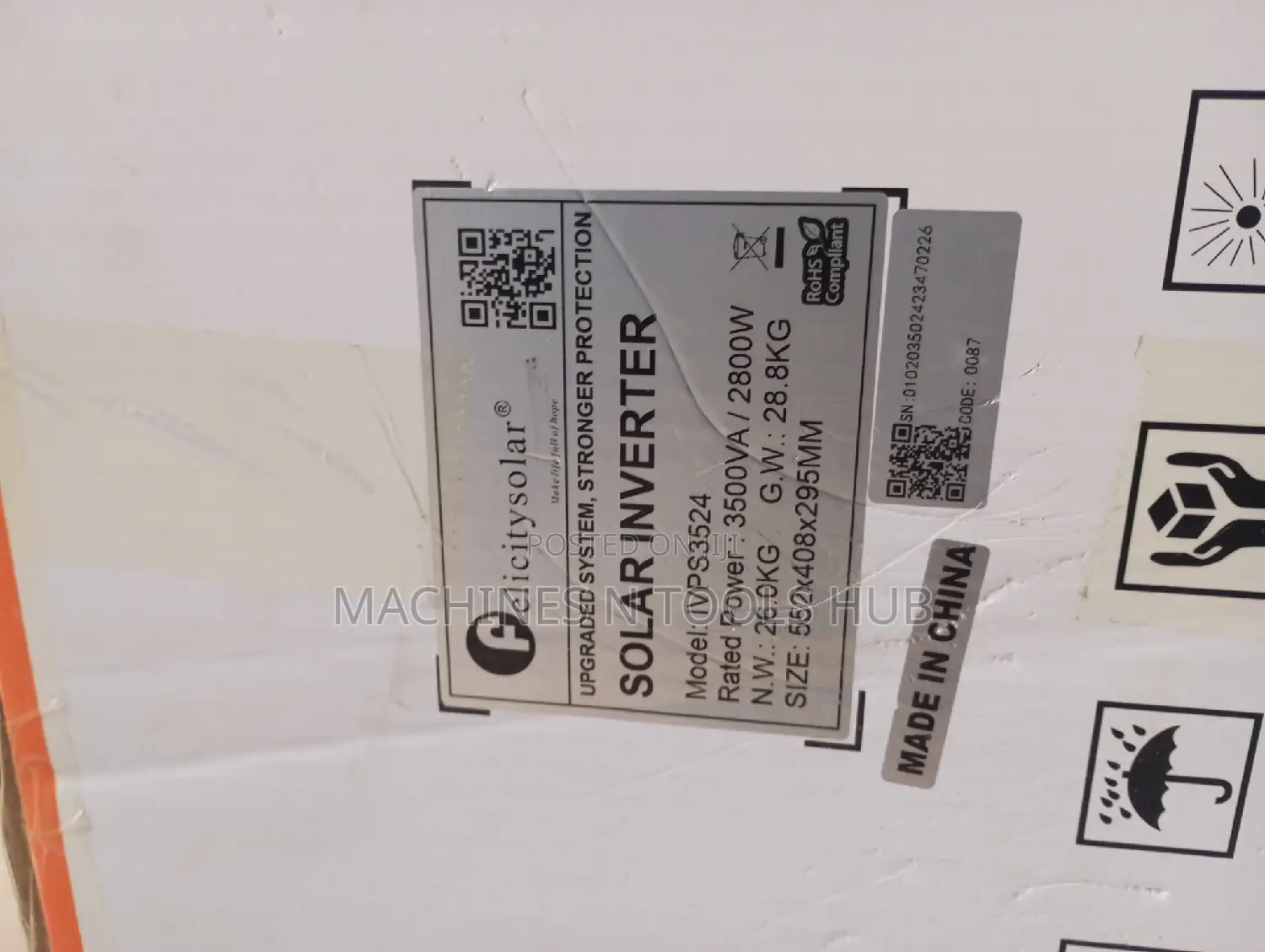 Felicity Solar 3.5kva Sinewave Inverter