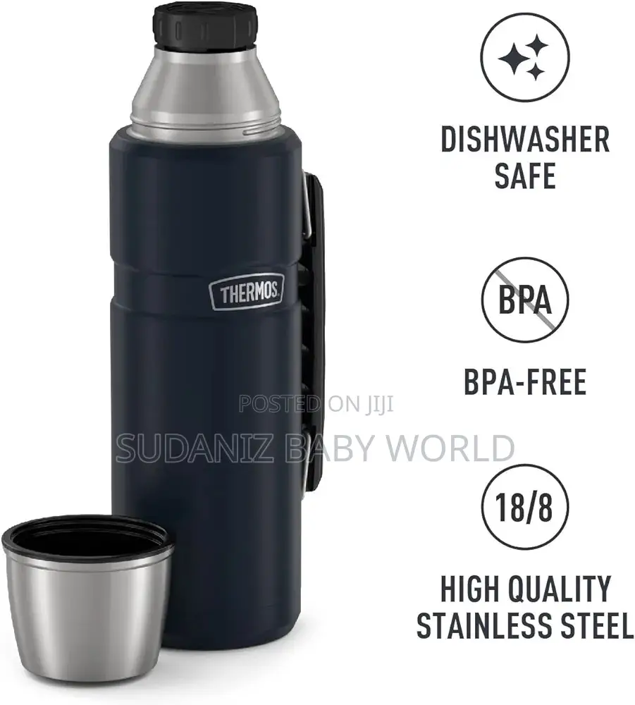 THERMOS Stainless King Vacuum-Insulated Flasks 40 Ounce
