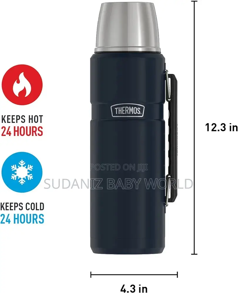 THERMOS Stainless King Vacuum-Insulated Flasks 40 Ounce