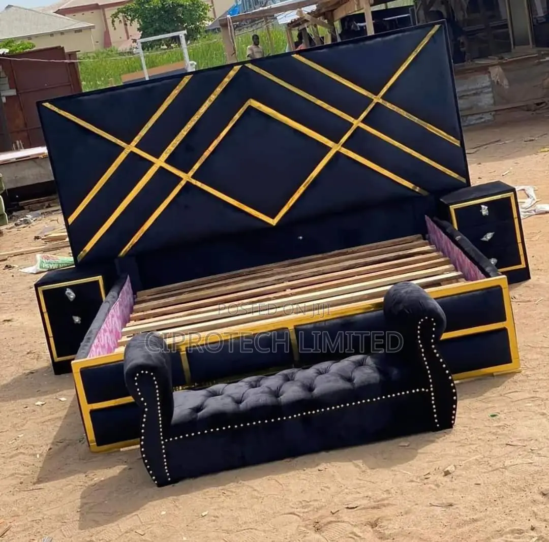 6x6 Feet Bed With Dresser