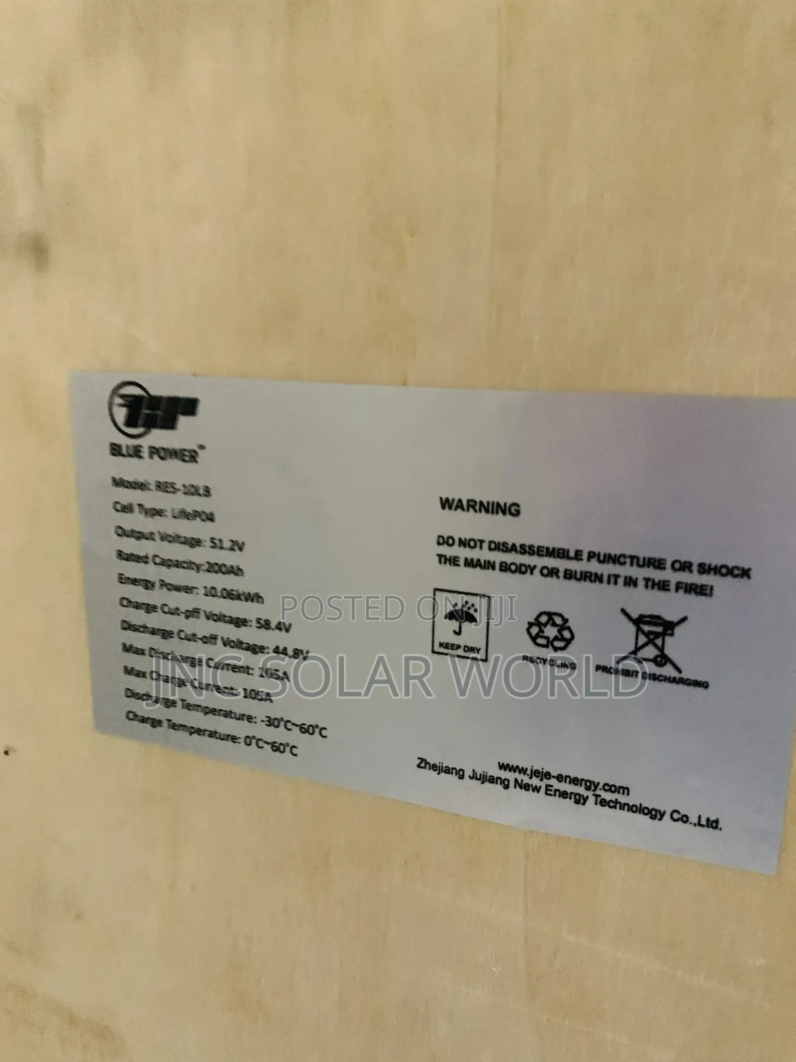 10kwh/48v Hyper Power Lithium Battery