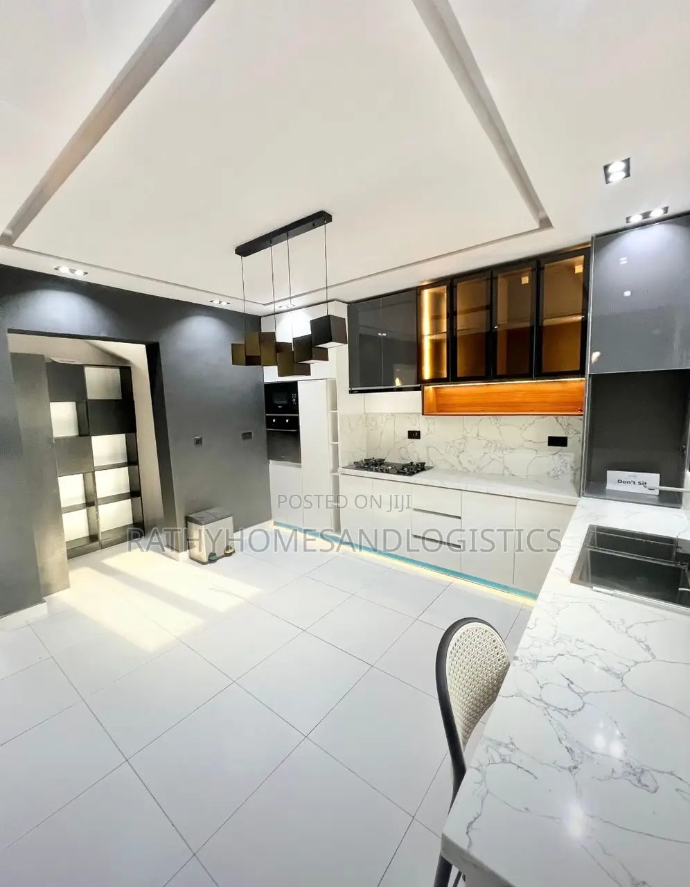 Tv Console Pop Ceiling, Wall Screeding, Painting Furniture Works”