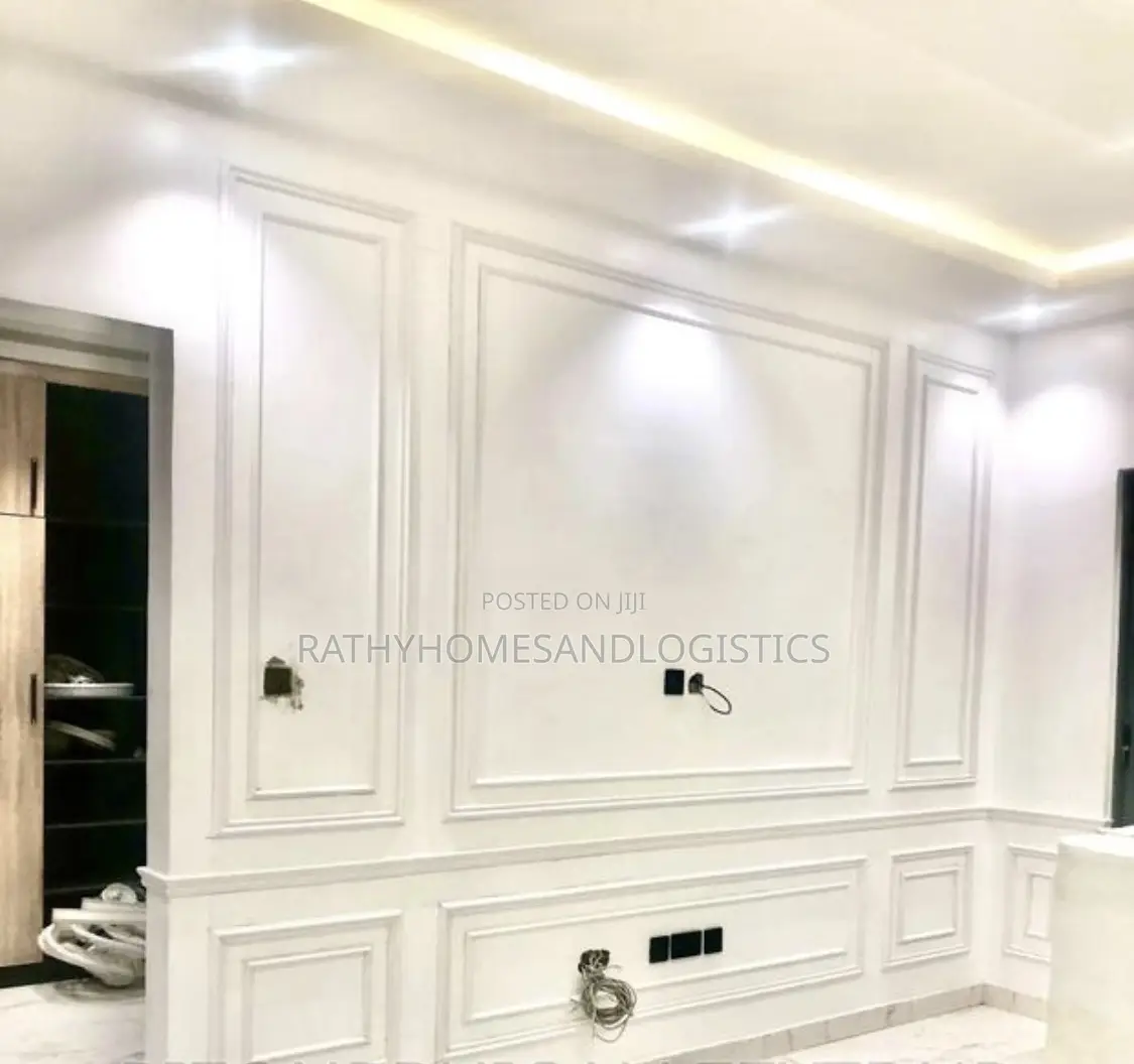 Tv Console Pop Ceiling, Wall Screeding, Painting Furniture Works”
