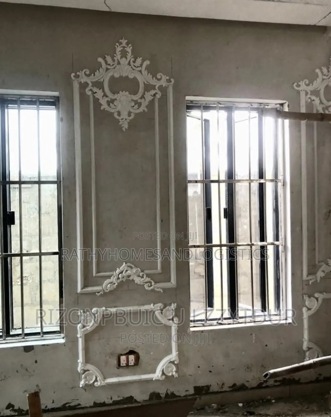 Tv Console Pop Ceiling, Wall Screeding, Painting Furniture Works”