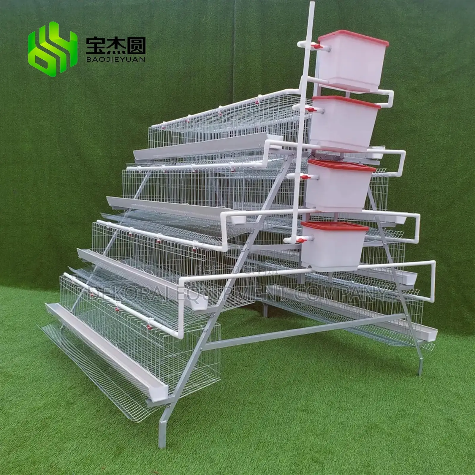 Premium 160-Bird Galvanized Cage: 20-Year Lifespan
