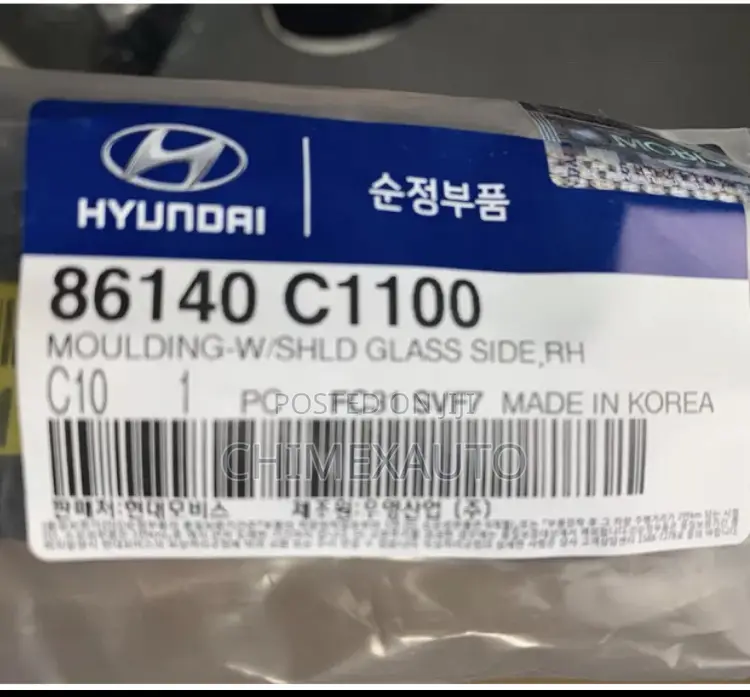 Windscreen Chrome Moulding Replacement Hyundai Sonata 2016