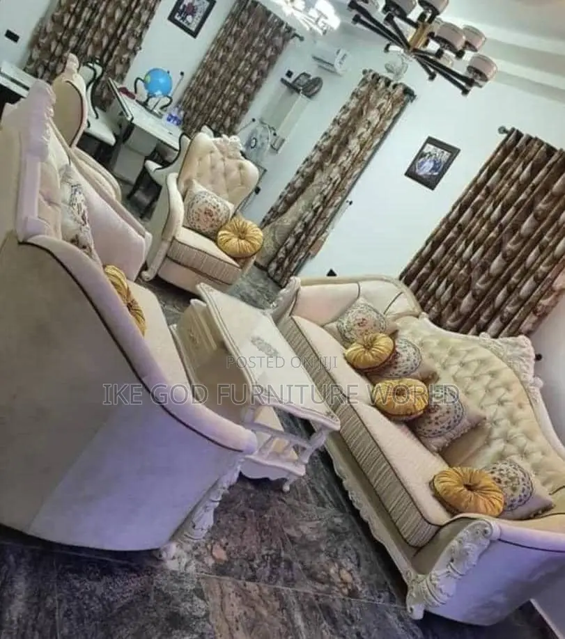 7seater Imported Turkish Royal Fabric Sofa Chair