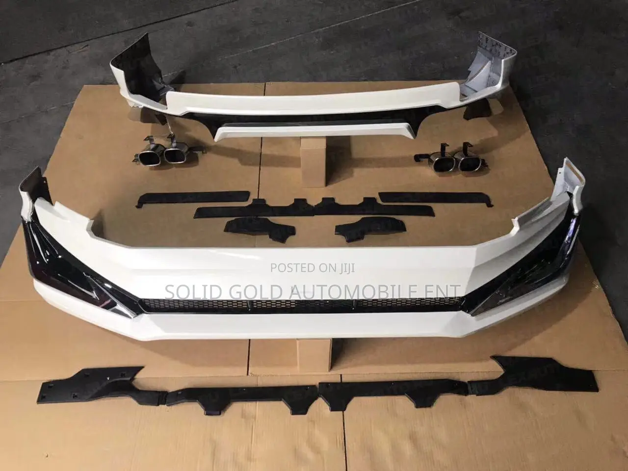 Front and Back Bumper Spoiler Prado 2018-2022