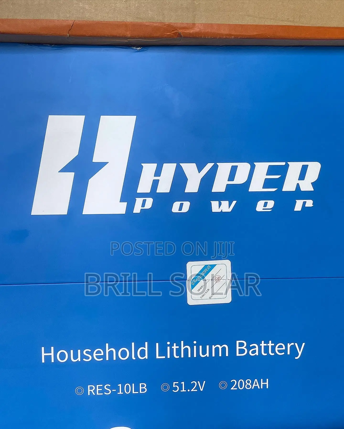 10.65kwh, 51.2v Hyper Power Solar Lithium Battery
