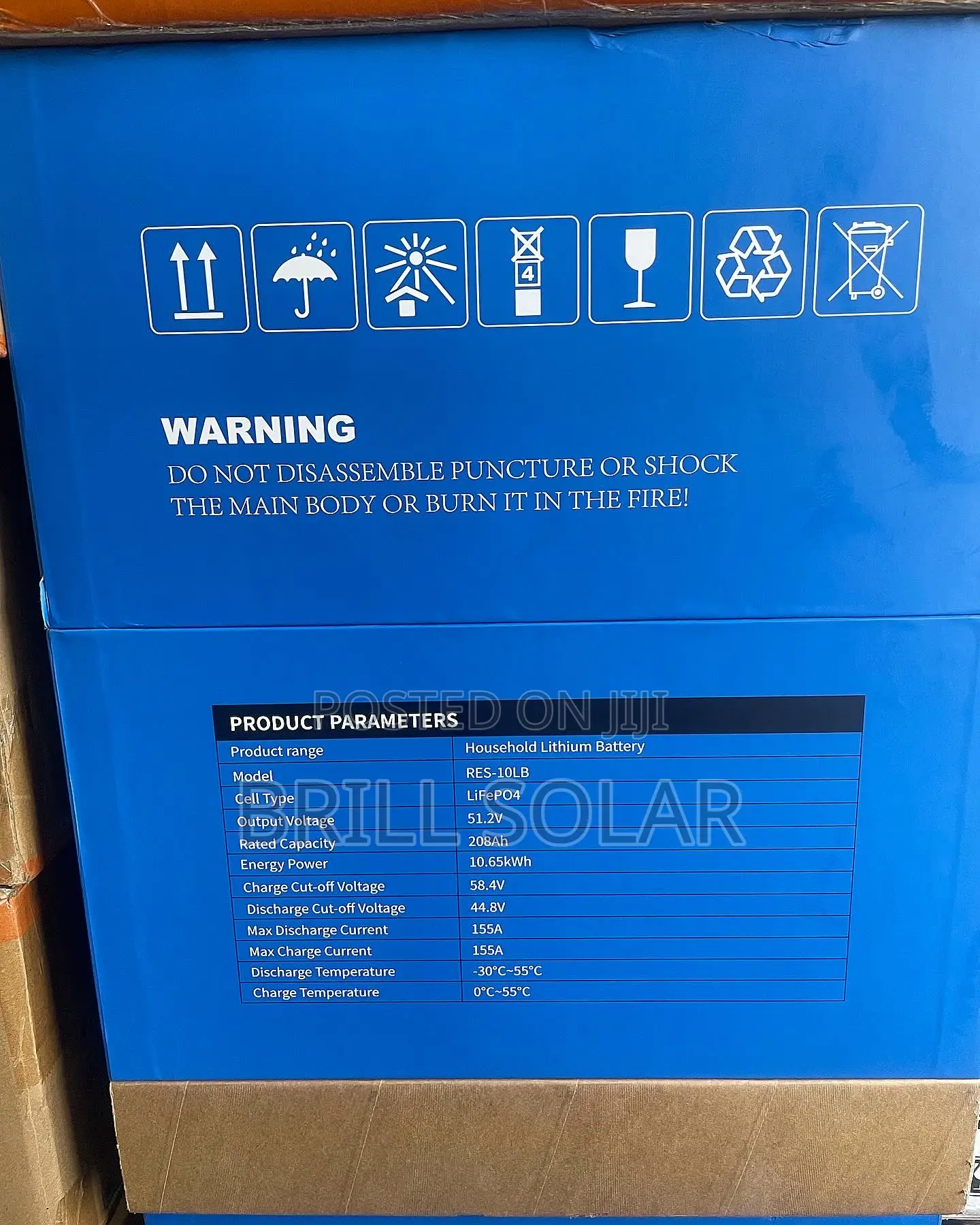 10.65kwh, 51.2v Hyper Power Solar Lithium Battery