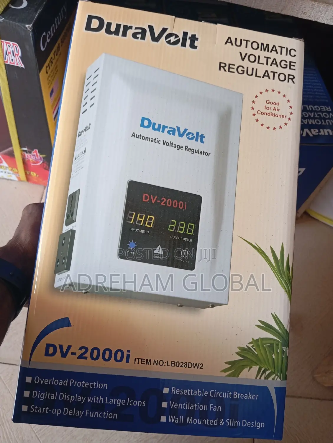 Duravolt Automatic Voltage Regulator 2000i(2kva) for AC