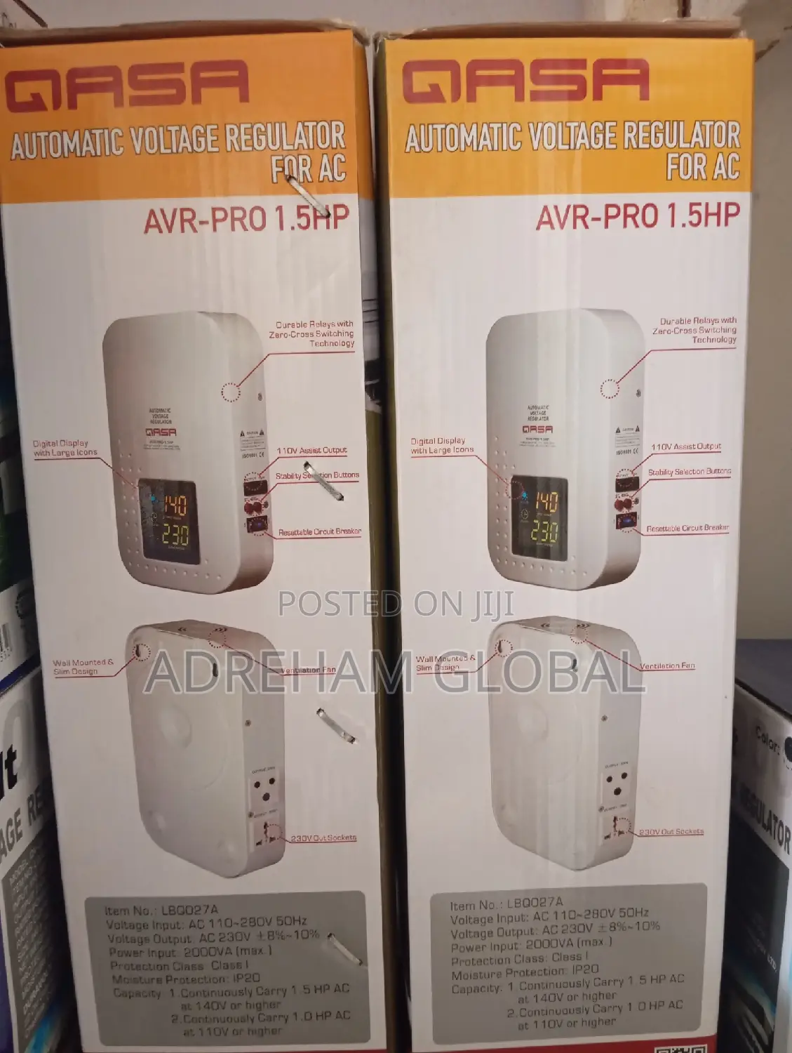 Qasa 1.5hp for Ac Automatic Voltage Regulator Avr-Pro 1.5hp.