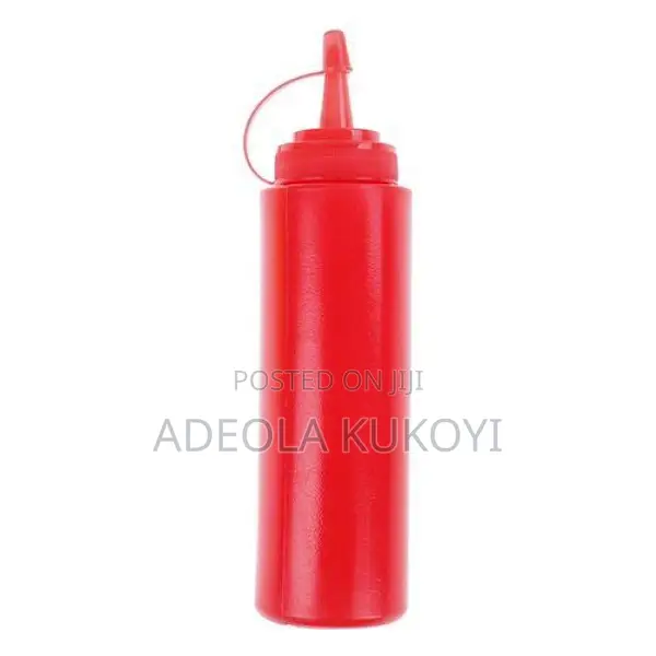 800ml Squeeze Bottle Ketchup , Sauce Dispenser