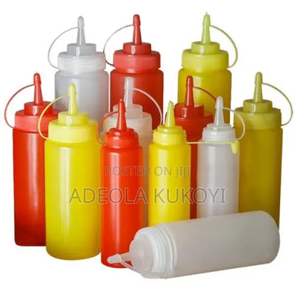 800ml Squeeze Bottle Ketchup , Sauce Dispenser