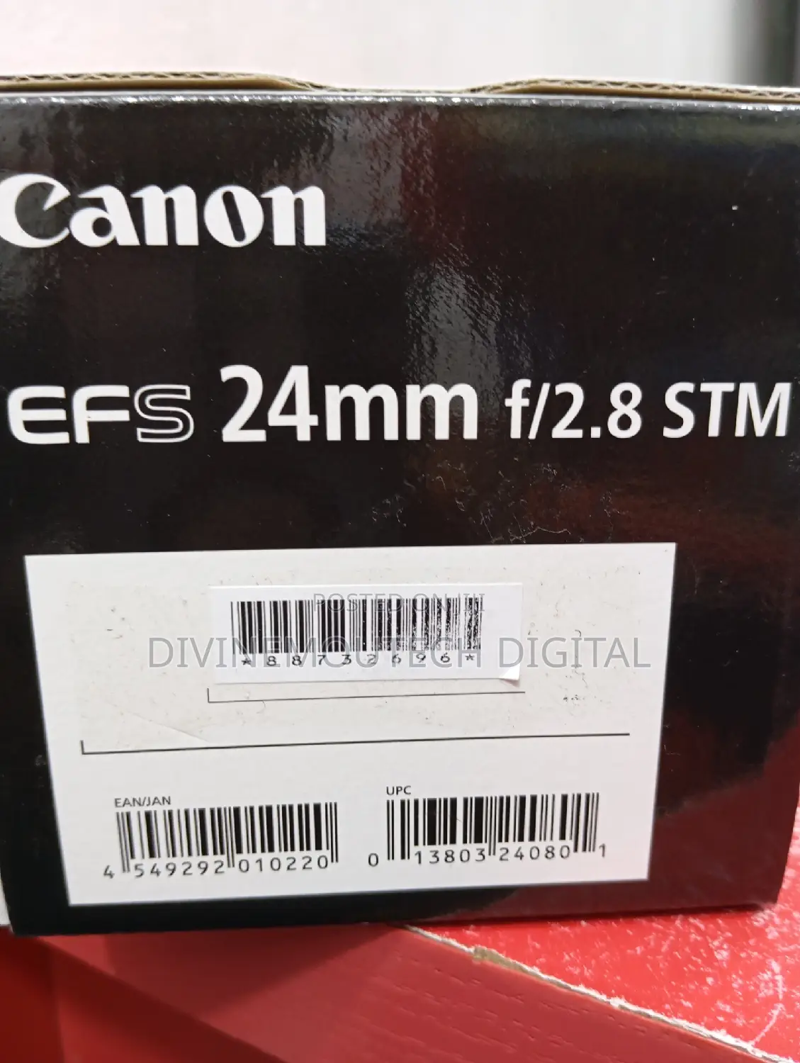 Canon Lens Efs 24mm F2.8 STM