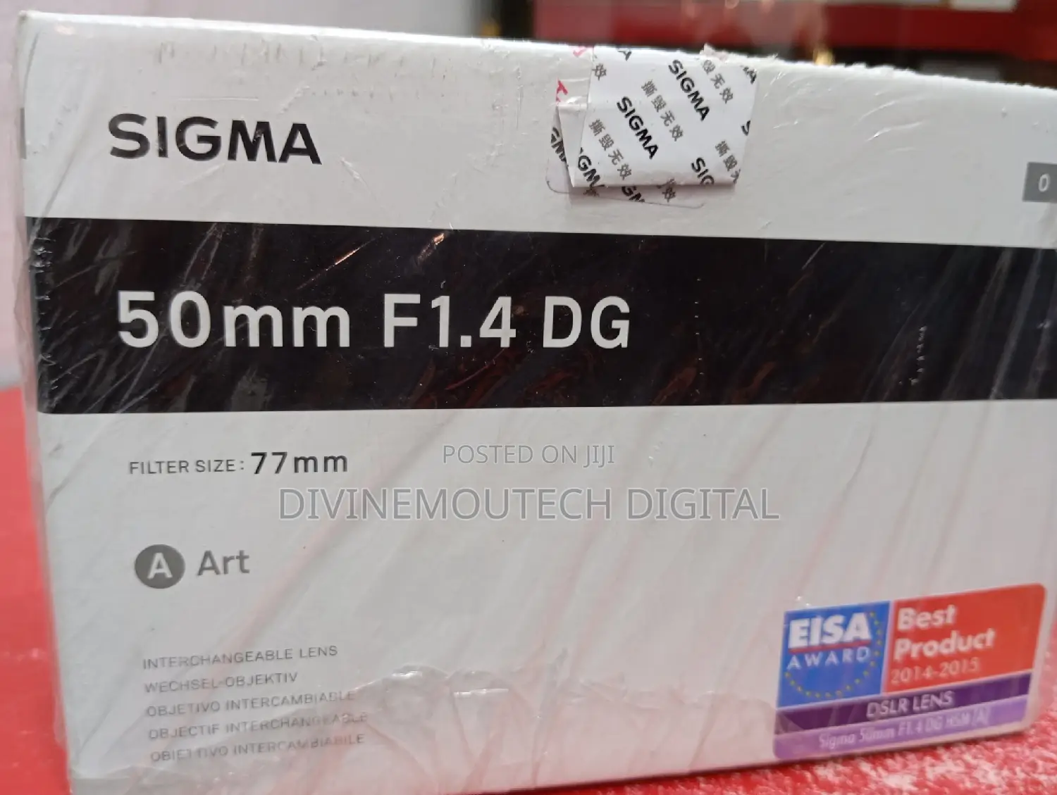 Sigma Art Lens 50mm F1.4 Dg