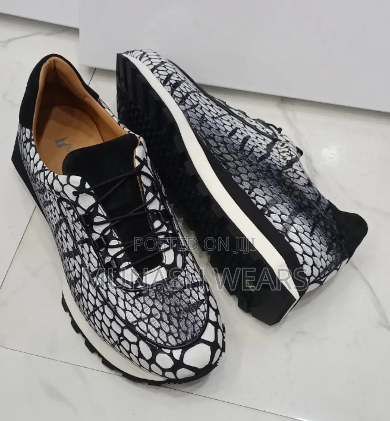 Original Italian Moreschi Leather Sneakers