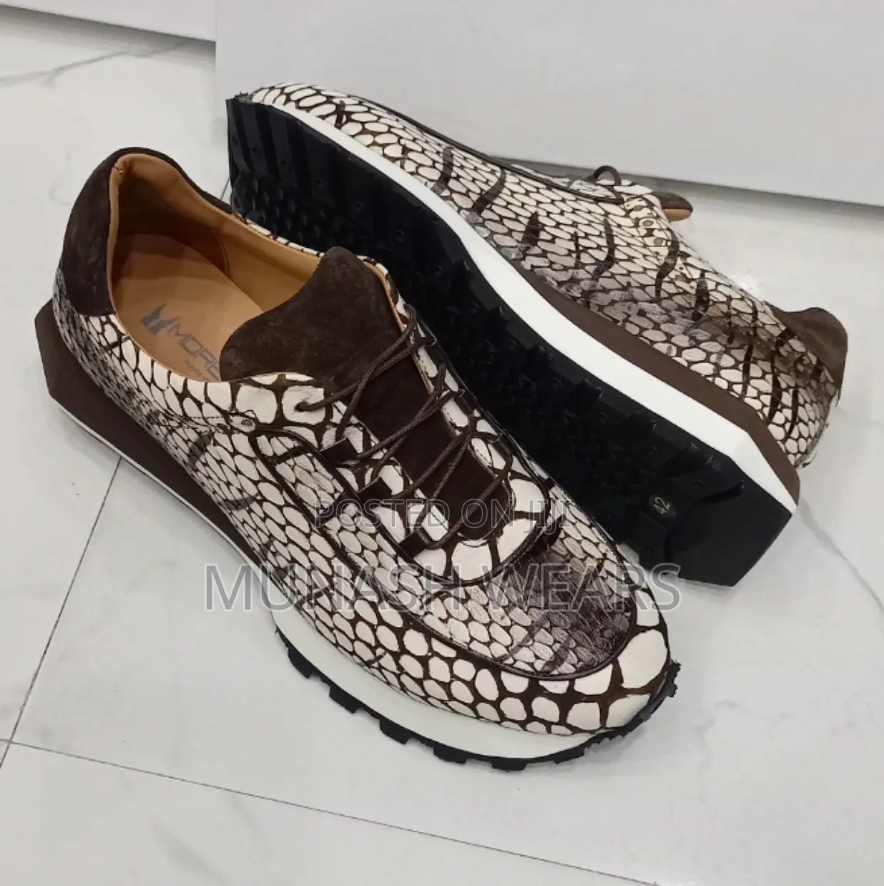 Original Italian Moreschi Leather Sneakers