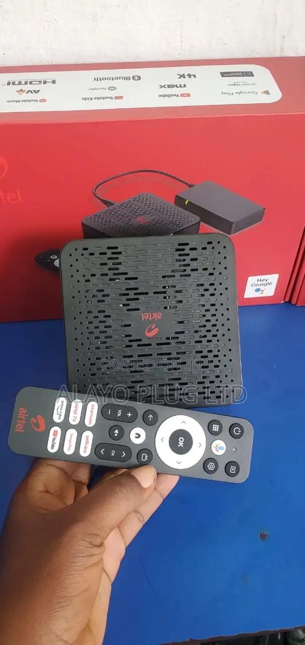 AIRTEL ANDROID TV BOX Comes With Unlimited Data