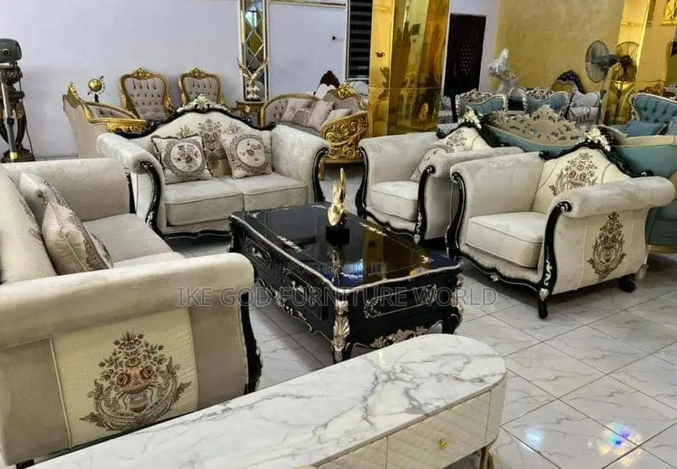 7seater Imported Turkish Royal Fabric Sofa Chair