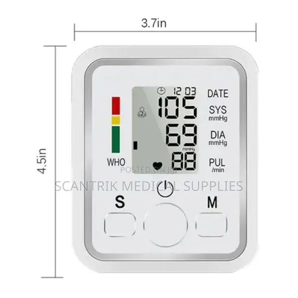 Wireless Upper Arm Blood Pressure Monitor.