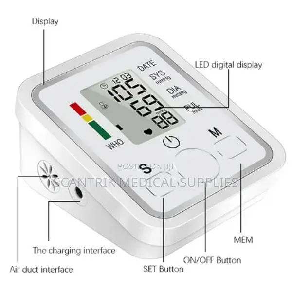 Automatic Digital Blood Pressure Indicator