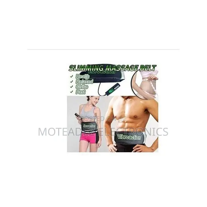Vibroaction Adjustable Electric Massager Sliming Fitnes Belt