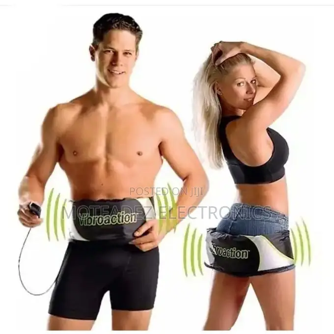 Vibroaction Adjustable Electric Massager Sliming Fitnes Belt