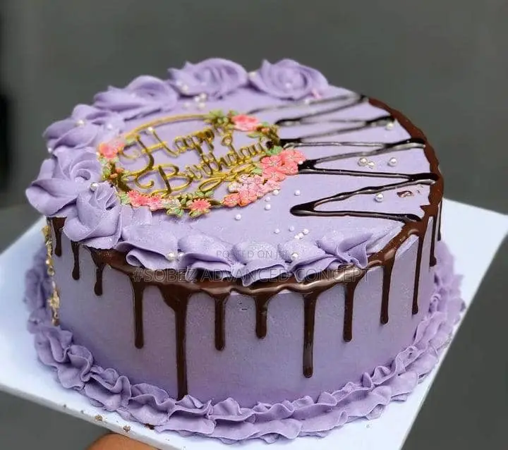 Buttercream Frost With Drips 1 Layer