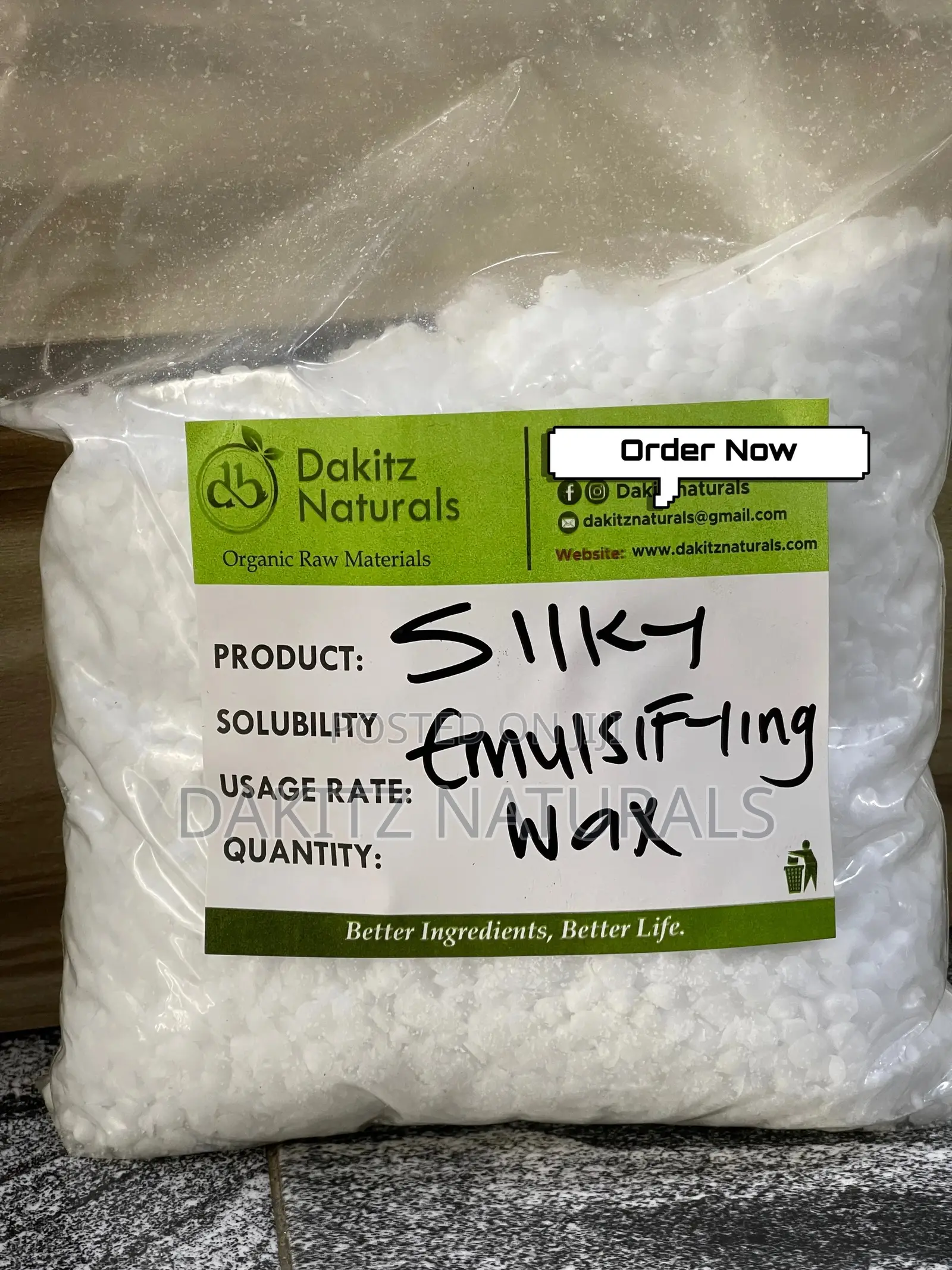 Silky Emulsifying Wax 1kg