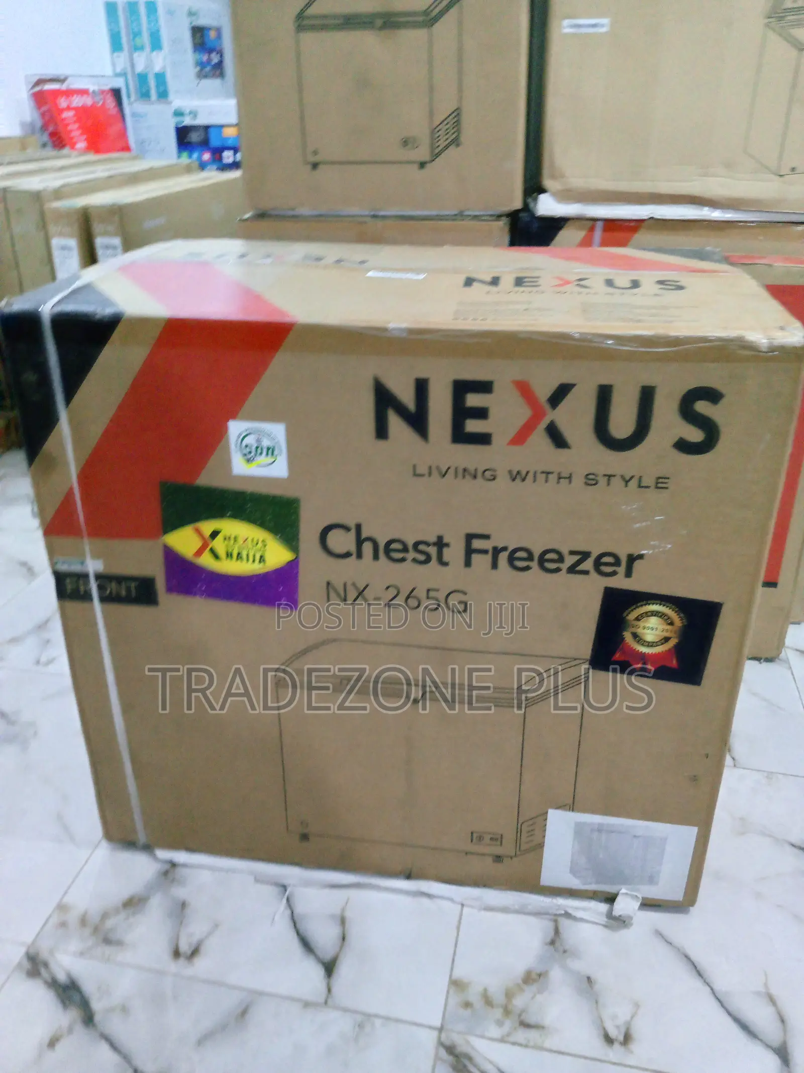 New Nexus Nx-265g Single Door Chest Freezer