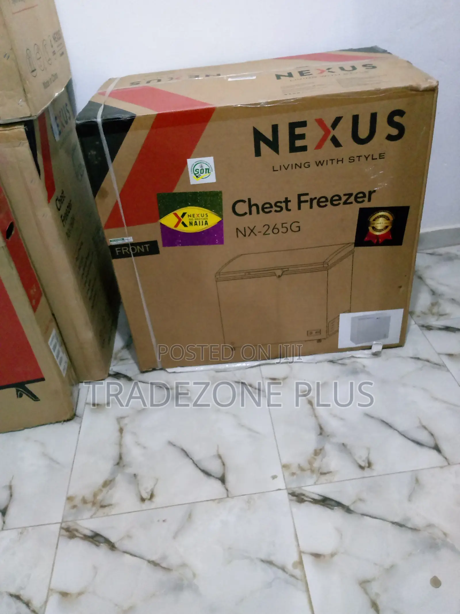 New in Nx-265g Nexus Chest Freezer With Basket