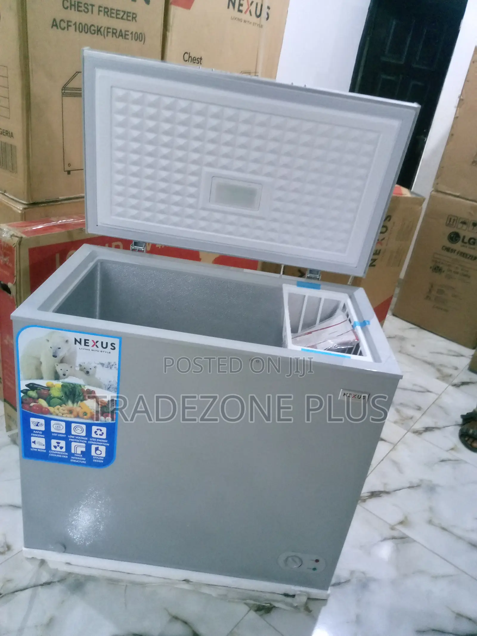 Poplar Nexus 200L Chest Freezer With Basket