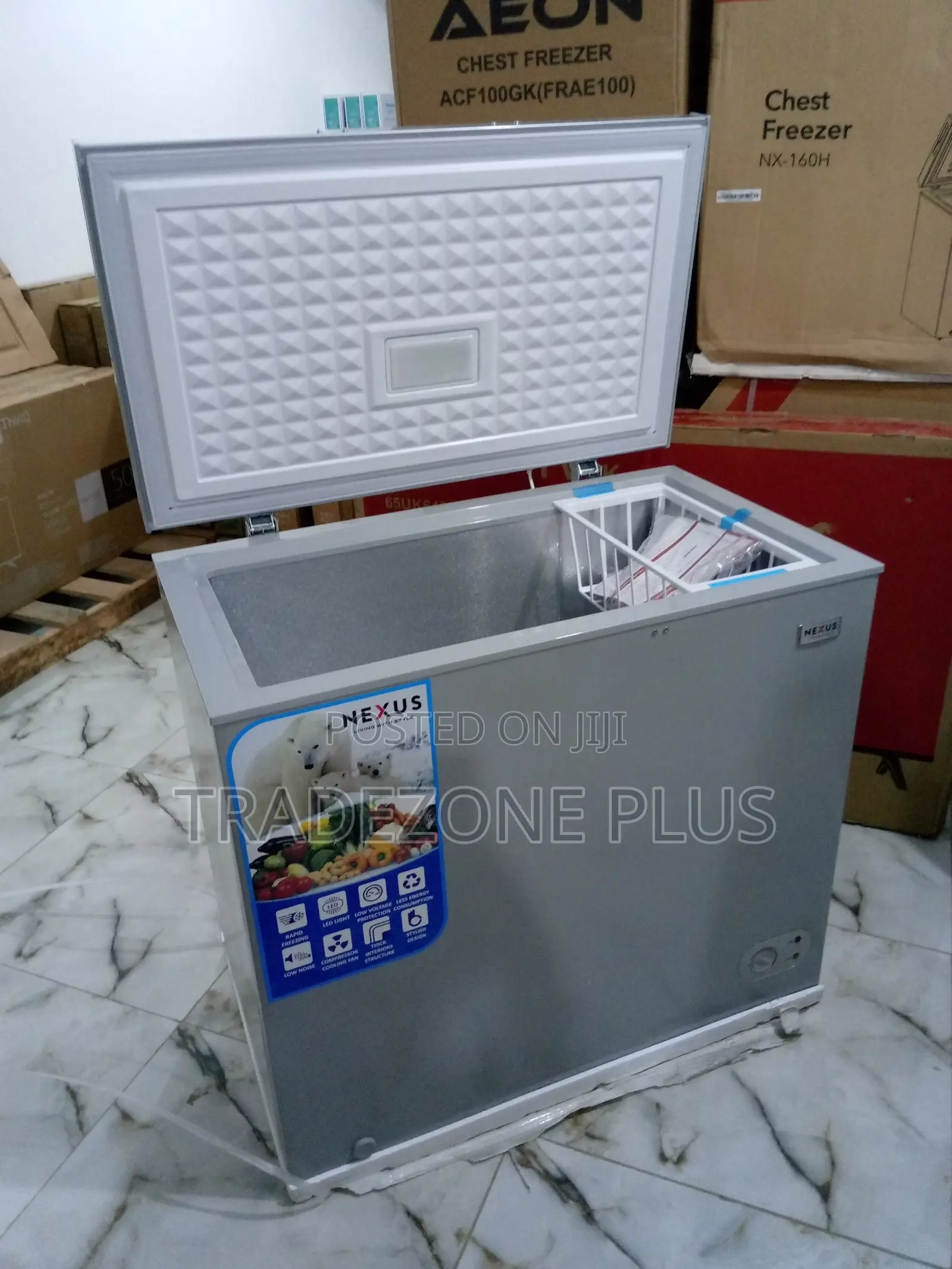 Durable 200L Nexus Chest Freezer With Key Lock