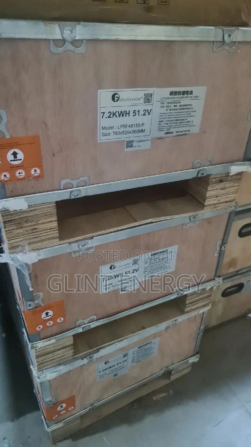 7.2kwh 48v Felicity Lithium Battery
