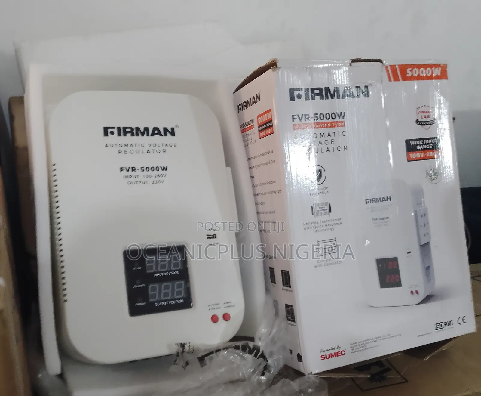 Firman 5000 Watts Stablizer Now Selling