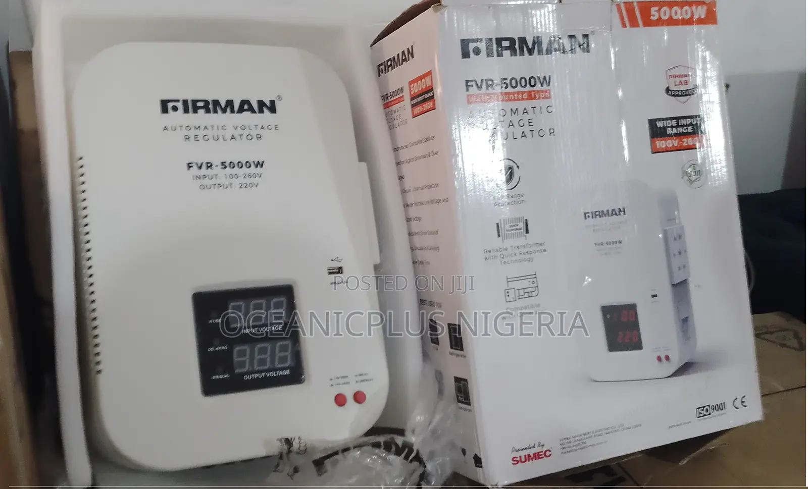 Stabilizers 5000watts (Firman Brand in Stock Available)