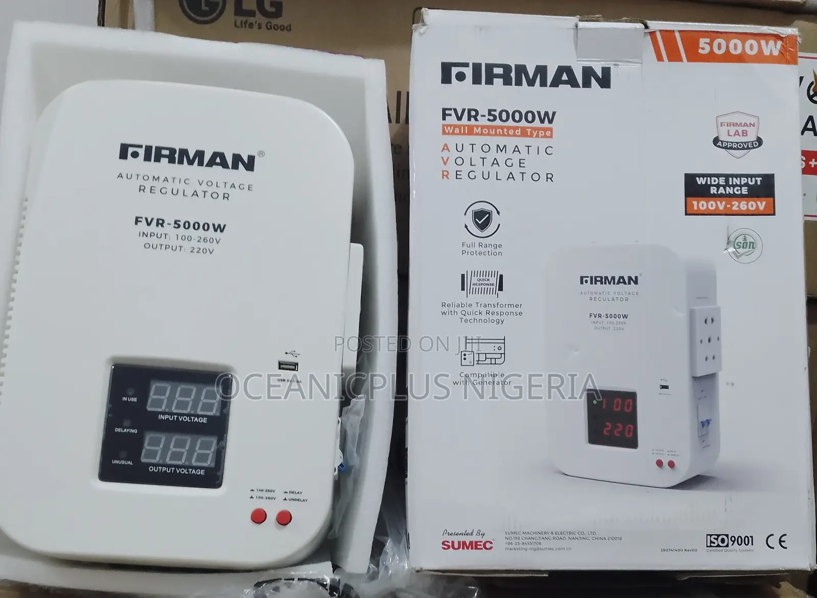 Stabilizers 5000watts (Firman Brand in Stock Available)