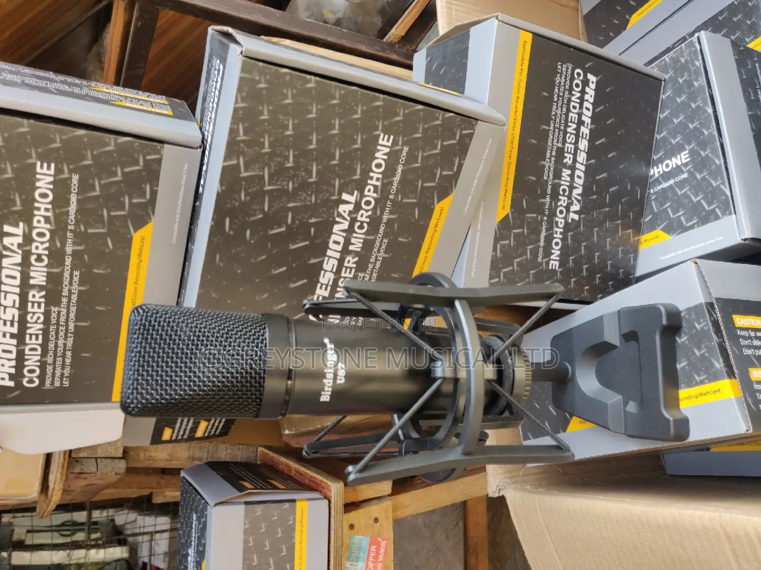 U87 Recording Microphone Birdsinger