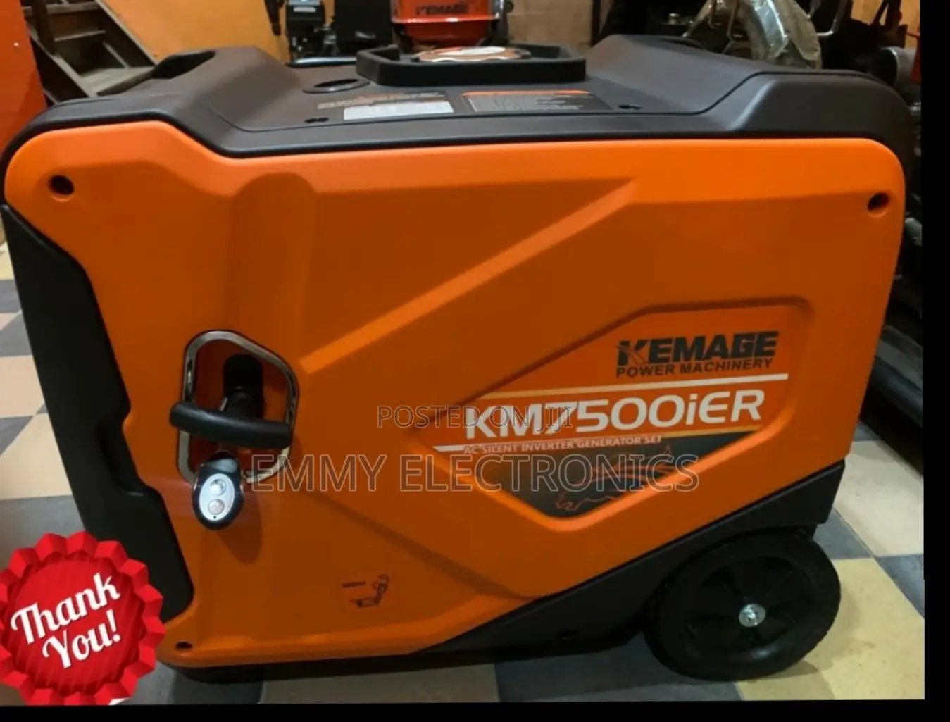 ■■5.5kva Kemage Inverter Remote Control Soundproofpetrol Gen