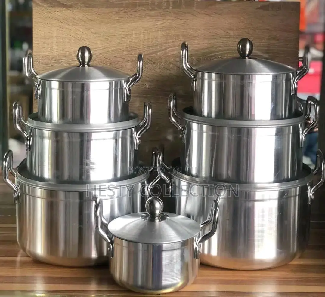 7 in 1 Tornado Hoffner Aluminium High Quality Pot Set