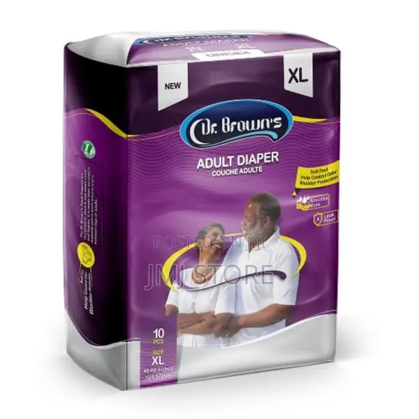 Dr Brown's Adult Diaper 10pcs Xl