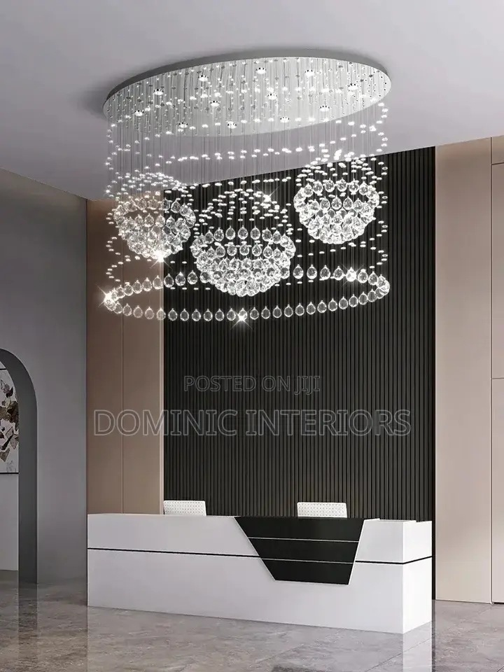  Crystal Ball Suction Ceiling Lights /600mm