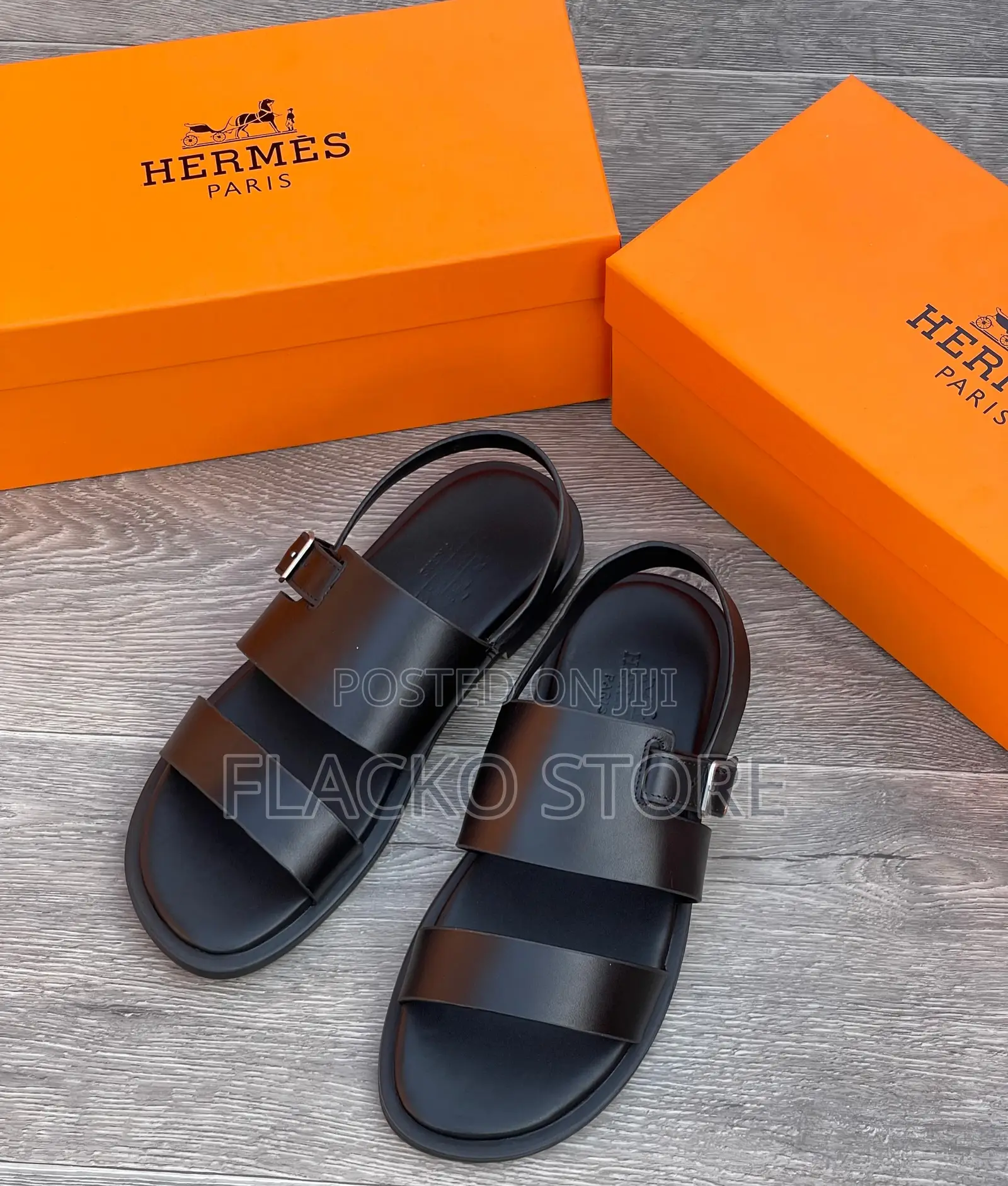 Original Hermes Leather Sandals