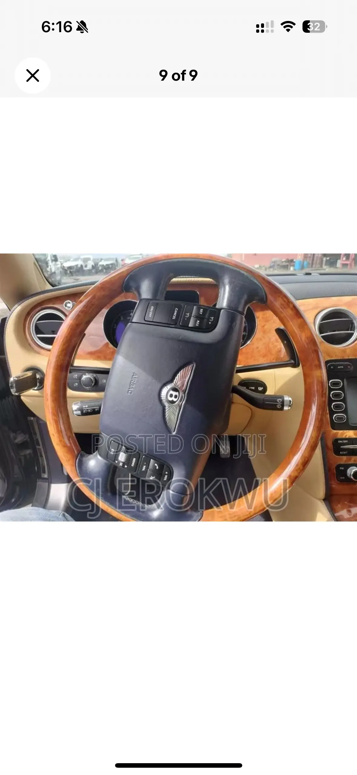 Bentley Steering Wheel