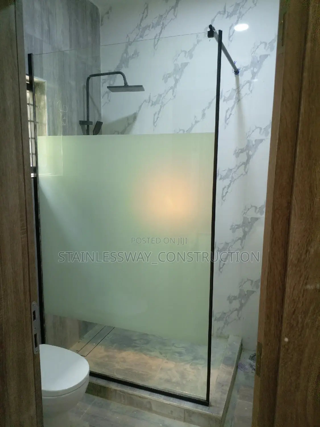 Children Shower Fix Glass