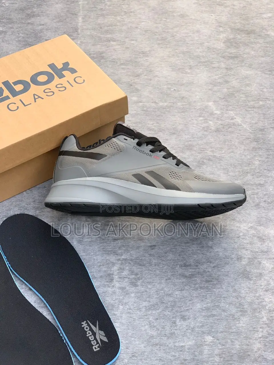 Reebok Fusion Run Lite Black/Grey Sneakers