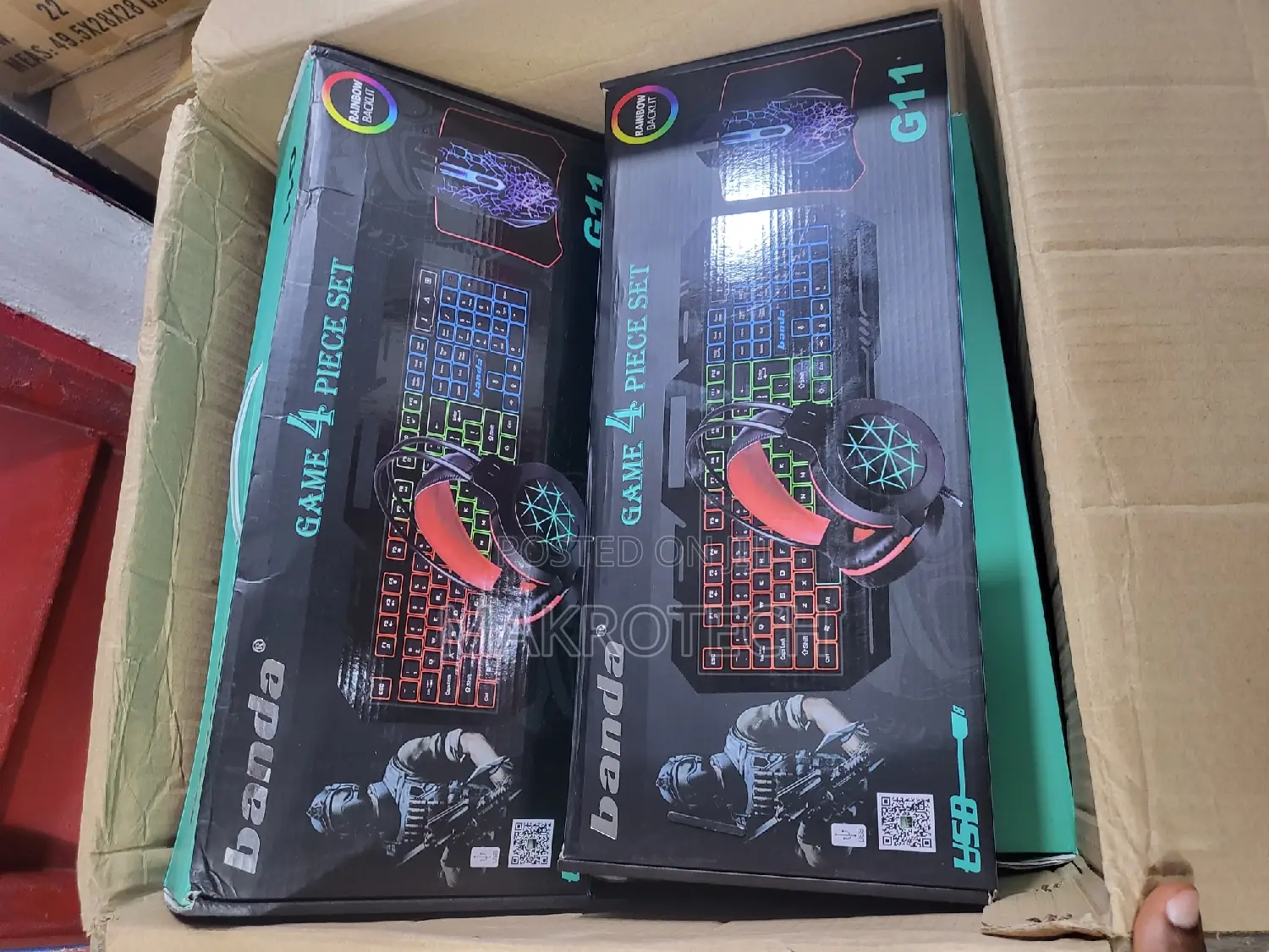 BANDA G11 Keyboard Mouse Combo 104 Keys Suspended