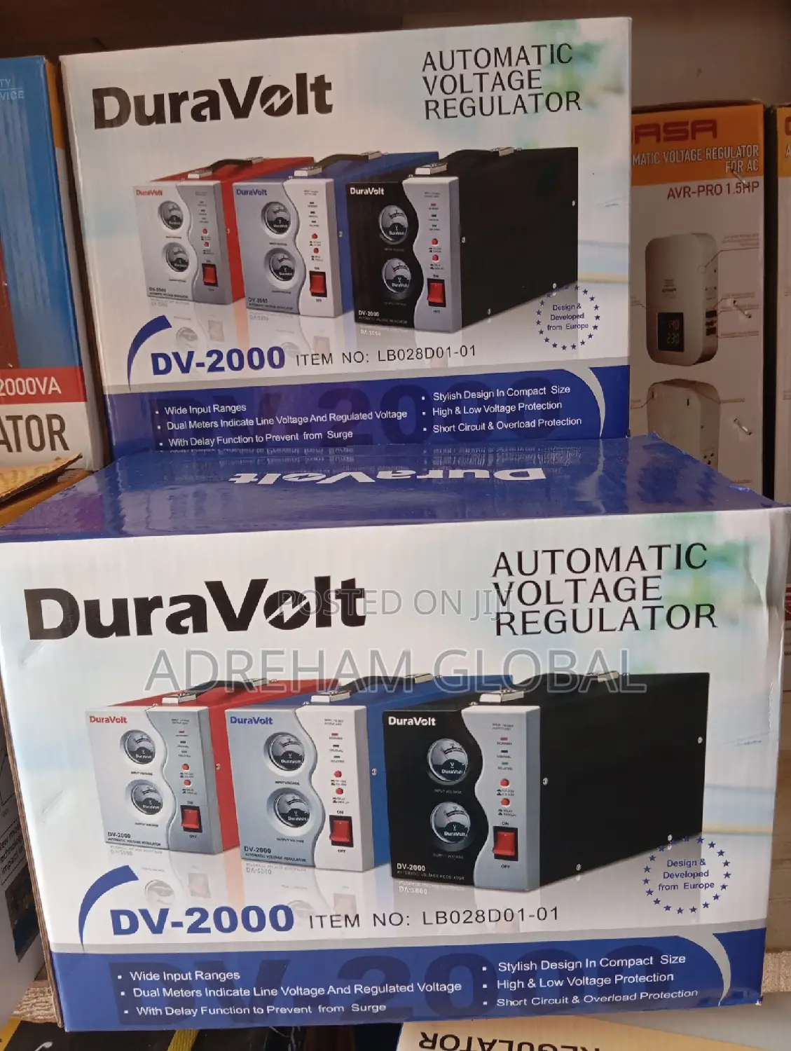 Duravolt Automatic Voltage Regulator 2000va